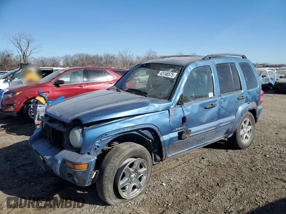 2004 Jeep Liberty Limited with VIN 1J4GL58K04W127014, listed as a Copart auction lot 42746575 with 0 mi miles and Salvage Title. Bid and sale history available at carsss.com. Image 1.