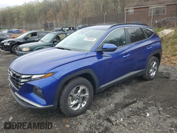 2023 Hyundai Tucson SEL z VIN 5NMJBCAE6PH189340, wystawiony jako Copart lot #51904055 z przebiegiem 50 079 mil mil oraz Szkoda całkowita • Salvage title. Historia ofert i sprzedaży dostępna na DreamBid. Obrazek 1.