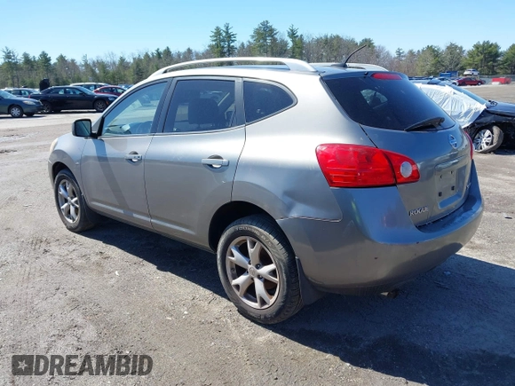 2009 Nissan Rogue SL with VIN JN8AS58V69W176898, listed as a IAAI auction lot 41988150 with 176,205 mi miles. Bid and sale history available at carsss.com. Image 3.