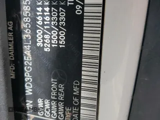 2020 Mercedes-Benz Metris Cargo with VIN WD3PG2EA4L3658585, listed as a Copart auction lot 64163654 with 53,643 mi miles and Salvage Title. Bid and sale history available at carsss.com. Image 13.