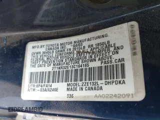 2003 Toyota Matrix Std with VIN 2T1KR32E13C164165, listed as a IAAI auction lot 42054053 with 203,141 mi miles and . Bid and sale history available at DreamBid. Image 9.