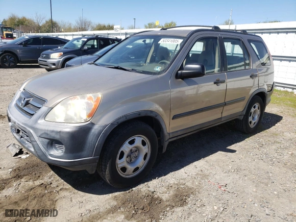 2005 Honda CR-V LX with VIN JHLRD78585C053798, listed as a Copart auction lot 50341005 with 200,839 mi miles and Salvage Title. Bid and sale history available at carsss.com. Image 1.