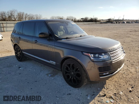 2017 Land Rover Range Rover z VIN SALGS5FE4HA326388, wystawiony jako Copart lot #41847525 z przebiegiem 122 029 mil mil oraz Czysty tytuł • Clean title. Historia ofert i sprzedaży dostępna na DreamBid. Obrazek 4.