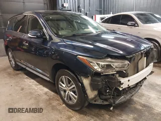2020 Infiniti QX60 Luxe with VIN 5N1DL0MM3LC501047, listed as a IAAI auction lot 42065869 with 62,664 mi miles and . Bid and sale history available at DreamBid. Image 1.