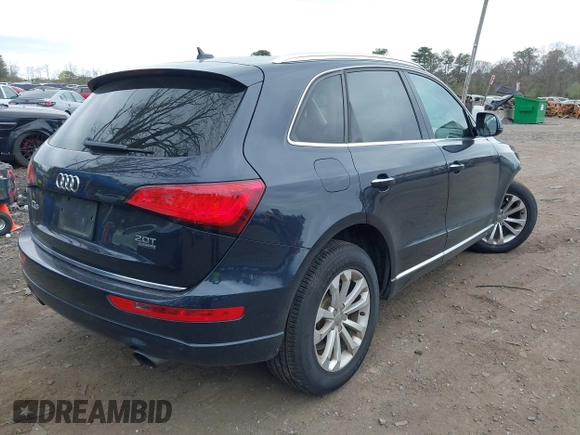 2016 Audi Q5 Premium Plus with VIN WA1L2AFP6GA021340, listed as a IAAI auction lot 42075938 with 47,248 mi miles. Bid and sale history available at carsss.com. Image 4.