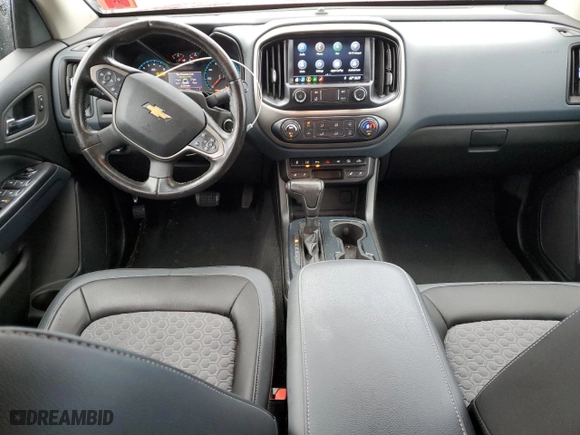 2021 Chevrolet Colorado 4WD Z71 with VIN 1GCGTDENXM1258477, listed as a Copart auction lot 82016974 with 40,231 mi miles and Salvage Title. Bid and sale history available at carsss.com. Image 8.