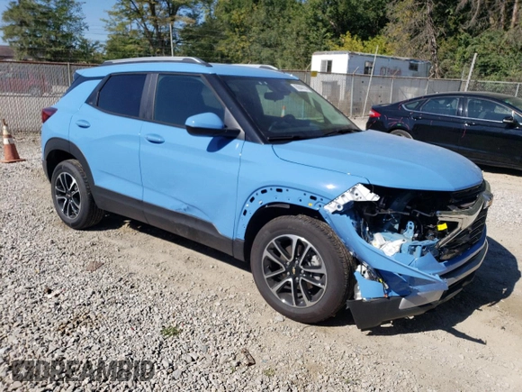 2024 Chevrolet TrailBlazer LT with VIN KL79MRSL6RB148613, listed as a Copart auction lot 69844124 with 3,950 mi miles and Salvage Title. Bid and sale history available at DreamBid. Image 4.