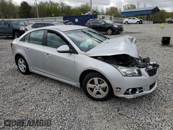 2012 Chevrolet Cruze LT w/1LT with VIN 1G1PF5SCXC7127585, listed as a Copart auction lot 51299125 with 0 mi miles and Salvage Title. Bid and sale history available at carsss.com. Image 4.