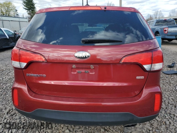 2014 Kia Sorento LX with VIN 5XYKT3A63EG466656, listed as a Copart auction lot 53100805 with 84,067 mi miles and Salvage Title. Bid and sale history available at carsss.com. Image 6.