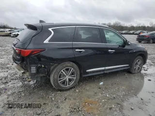 2018 Infiniti QX60 with VIN 5N1DL0MN2JC510411, listed as a Copart auction lot 48258305 with 97,921 mi miles and Salvage Title. Bid and sale history available at carsss.com. Image 3.