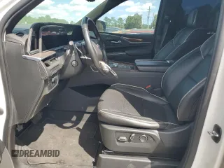 2021 Cadillac Escalade z VIN 1GYS3KKL5MR228333, wystawiony jako Copart lot #71914694 z przebiegiem Nie podano mil oraz Szkoda całkowita • Salvage title. Historia ofert i sprzedaży dostępna na DreamBid. Obrazek 7.