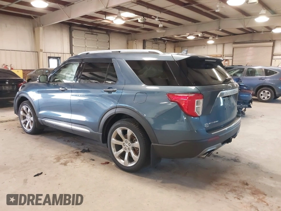 2020 Ford Explorer Platinum with VIN 1FM5K8HC7LGC23964, listed as a IAAI auction lot 41260236 with 43,975 mi miles. Bid and sale history available at carsss.com. Image 3.