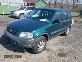 2001 Honda CR-V LX with VIN JHLRD18441C010462, listed as a IAAI auction lot 41929596 with 215,871 mi miles. Bid and sale history available at carsss.com. Image 2.