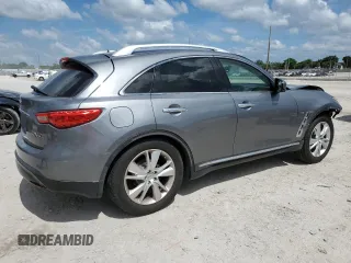 2017 Infiniti QX70 with VIN JN8CS1MW7HM411920, listed as a Copart auction lot 63930635 with Not provided miles and Clean title. Bid and sale history available at DreamBid. Image 3.