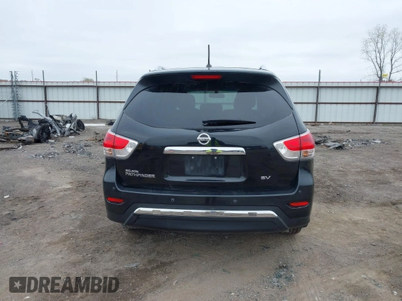 2016 Nissan Pathfinder Platinum with VIN 5N1AR2MN6GC624904, listed as a IAAI auction lot 41921662 with 77,025 mi miles. Bid and sale history available at carsss.com. Image 17.