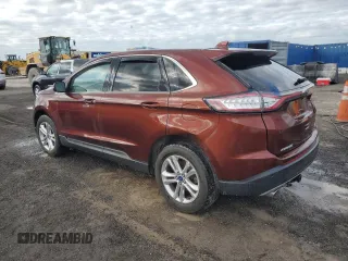 2015 Ford Edge SEL with VIN 2FMTK4J93FBB89807, listed as a Copart auction lot 81431204 with 0 mi miles and Non Repairable. Bid and sale history available at carsss.com. Image 2.