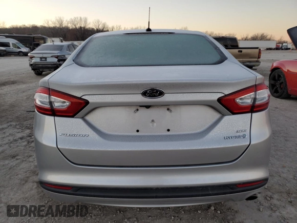 2015 Ford Fusion SE Hybrid with VIN 3FA6P0LU5FR199498, listed as a Copart auction lot 84020974 with 0 mi miles and Salvage Title. Bid and sale history available at carsss.com. Image 6.
