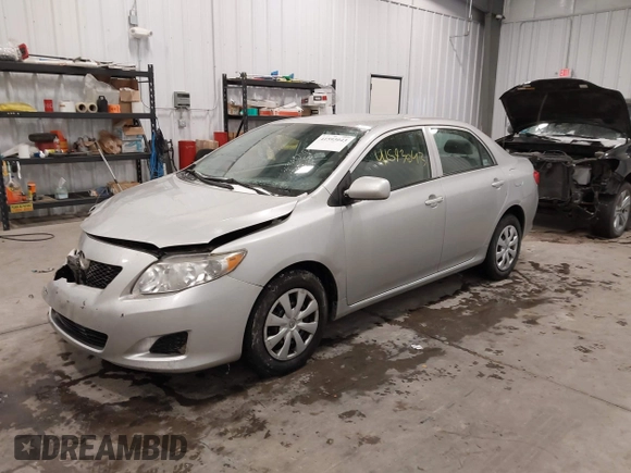2010 Toyota Corolla with VIN 1NXBU4EE0AZ203369, listed as a IAAI auction lot 41593043 with 189,937 mi miles. Bid and sale history available at carsss.com. Image 2.