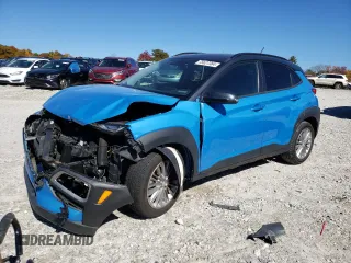 2018 Hyundai Kona SEL with VIN KM8K2CAA4JU145110, listed as a Copart auction lot 75627364 with 46,001 mi miles and Salvage Title. Bid and sale history available at carsss.com. Image 1.