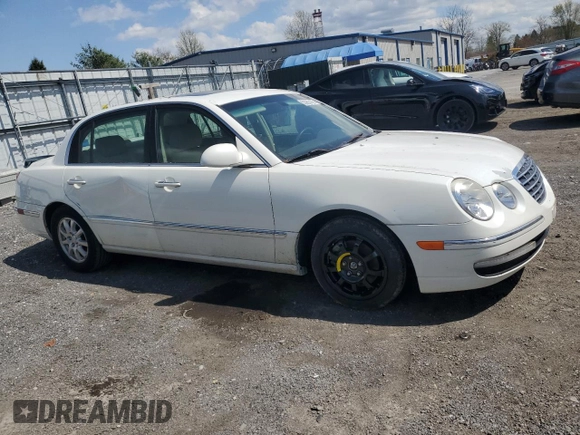 2007 Kia Amanti with VIN KNALD125675128138, listed as a Copart auction lot 53353195 with 95,580 mi miles and Clean Title. Bid and sale history available at carsss.com. Image 4.