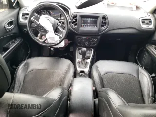 2021 Jeep Compass Latitude with VIN 3C4NJDBB5MT524553, listed as a Copart auction lot 60867305 with 80,314 mi miles and Salvage title. Bid and sale history available at DreamBid. Image 8.