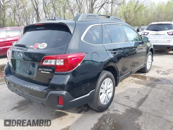 2019 Subaru Outback Premium with VIN 4S4BSAHC2K3323129, listed as a IAAI auction lot 41995789 with 72,315 mi miles and . Bid and sale history available at carsss.com. Image 4.