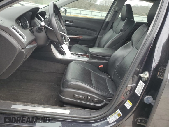 2015 Acura TLX V6 Advance with VIN 19UUB2F77FA002604, listed as a Copart auction lot 48349805 with 125,276 mi miles and Salvage Title. Bid and sale history available at carsss.com. Image 7.