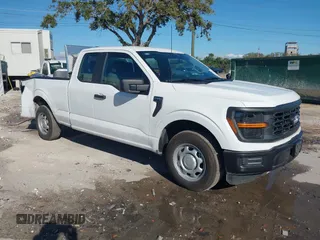 2024 Ford F-150 XL с VIN 1FTEX1KP7RKE49677, выставлен на аукционе IAAI как лот 41592556 с пробегом 11 136 миль миль и . История ставок и продаж доступна на DreamBid. Изображение 1.