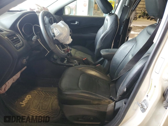2018 Jeep Compass Limited with VIN 3C4NJDCB5JT373014, listed as a Copart auction lot 57285935 with 85,195 mi miles and Salvage title. Bid and sale history available at DreamBid. Image 7.
