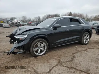 2022 Audi Q8 Premium with VIN WA1AVBF12ND024893, listed as a Copart auction lot 48028764 with 17,054 mi miles and . Bid and sale history available at DreamBid. Image 1.