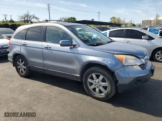 2007 Honda CR-V EX-L with VIN JHLRE38757C050478, listed as a Copart auction lot 51874675 with 193,192 mi miles and Salvage Title. Bid and sale history available at carsss.com. Image 4.