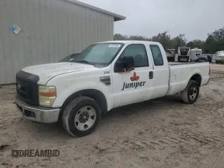 2008 Ford F-250 XL with VIN 1FTSX20558EB19852, listed as a Copart auction lot 42393595 with 213,258 mi miles and Clean title. Bid and sale history available at DreamBid. Image 1.