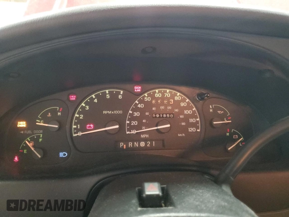 2001 Ford Ranger XL Fleet with VIN 1FTZR15EX1PA99295, listed as a Copart auction lot 50821715 with 191,850 mi miles and Clean Title. Bid and sale history available at DreamBid. Image 9.