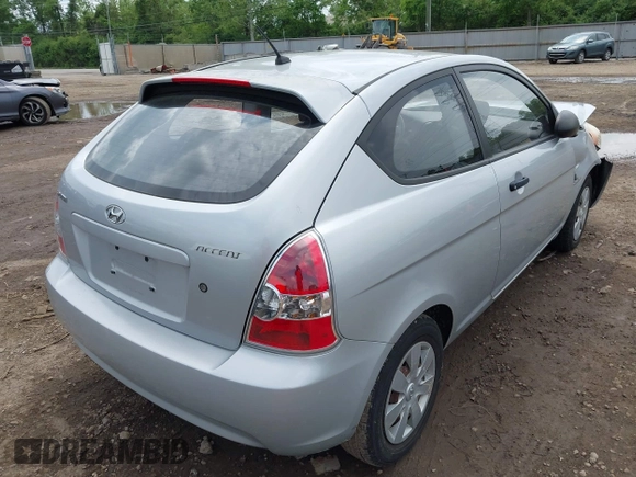 2007 Hyundai Accent GS with VIN KMHCM36C97U038622, listed as a IAAI auction lot 42280940 with 88,995 mi miles and . Bid and sale history available at DreamBid. Image 4.