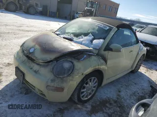 2005 Volkswagen Beetle GLS с VIN 3VWCM31Y15M363190, выставлен на аукционе Copart как лот 46167995 с пробегом Не указан миль и Списание • Salvage title. История ставок и продаж доступна на DreamBid. Изображение 1.