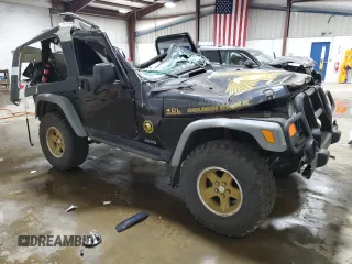 2006 Jeep Wrangler Sport z VIN 1J4FA49SX6P718734, wystawiony jako Copart lot #56516095 z przebiegiem 127 184 mil mil oraz Szkoda całkowita • Salvage title. Historia ofert i sprzedaży dostępna na DreamBid. Obrazek 4.