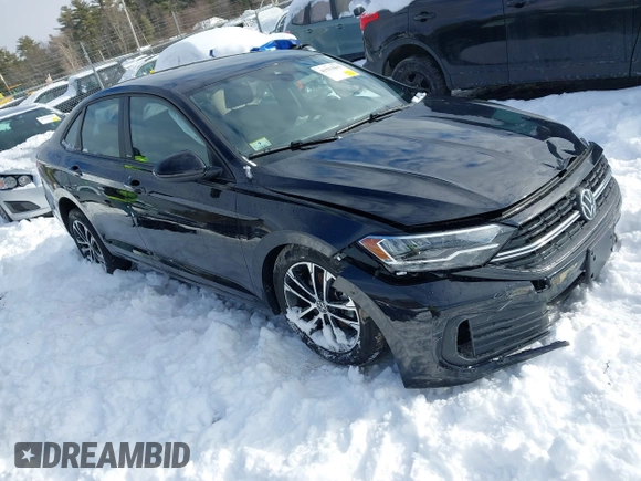 2024 Volkswagen Jetta Sport with VIN 3VWBM7BU4RM036559, listed as a IAAI auction lot 41513841 with 19,628 mi miles and . Bid and sale history available at DreamBid. Image 1.