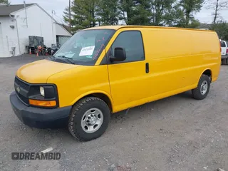 2016 Chevrolet Express Cargo Van with VIN 1GCWGBFF5G1215150, listed as a IAAI auction lot 41672104 with 152,723 mi miles. Bid and sale history available at carsss.com. Image 19.