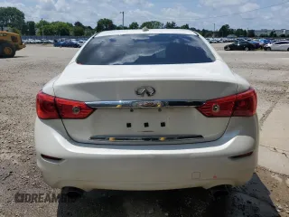2017 Infiniti Q50 Premium with VIN JN1EV7AR1HM833083, listed as a Copart auction lot 58192595 with 140,939 mi miles and Clean title. Bid and sale history available at DreamBid. Image 6.