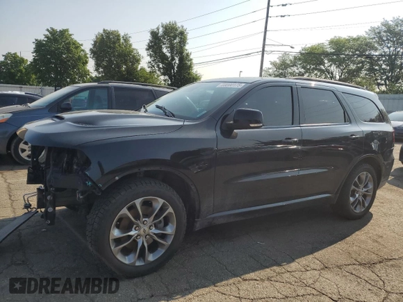 2019 Dodge Durango R/T with VIN 1C4SDJCT6KC663843, listed as a Copart auction lot 59000175 with 134,931 mi miles and Clean title. Bid and sale history available at DreamBid. Image 1.