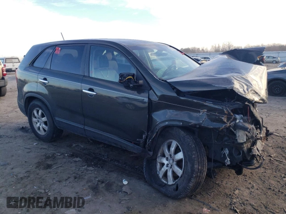 2012 Kia Sorento LX with VIN 5XYKTCA61CG240161, listed as a Copart auction lot 81525333 with Not Provided miles and Salvage Title. Bid and sale history available at DreamBid. Image 4.