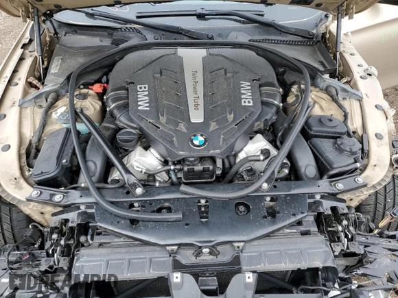 2013 BMW 5 Series 550i xDrive with VIN WBAFU9C55DDY71630, listed as a Copart auction lot 52511635 with 51,474 mi miles and Salvage title. Bid and sale history available at DreamBid. Image 11.