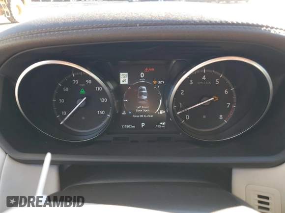 2017 Land Rover Discovery HSE Luxury with VIN SALRHBBV5HA030405, listed as a Copart auction lot 83741044 with 111,903 mi miles and Salvage Title. Bid and sale history available at DreamBid. Image 9.