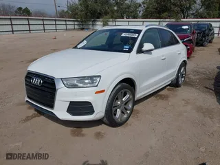 2017 Audi Q3 Premium Plus with VIN WA1JCCFS0HR016917, listed as a IAAI auction lot 41705143 with 137,152 mi miles. Bid and sale history available at carsss.com. Image 2.