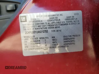 2010 Chevrolet Equinox LTZ z VIN 2CNFLGEY2A6212752, wystawiony jako Copart lot #84951184 z przebiegiem 268 135 mil mil oraz Szkoda całkowita • Salvage title. Historia ofert i sprzedaży dostępna na DreamBid. Obrazek 14.