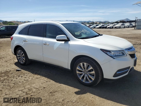 2015 Acura MDX Technology z VIN 5FRYD4H46FB022390, wystawiony jako Copart lot #57332395 z przebiegiem 173 430 mil mil oraz Szkoda całkowita • Salvage title. Historia ofert i sprzedaży dostępna na DreamBid. Obrazek 4.