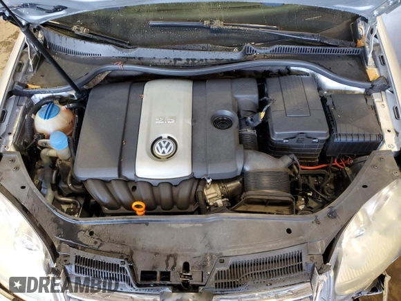 2006 Volkswagen Jetta 2.5L with VIN 3VWSG71K96M646735, listed as a Copart auction lot 52293215 with 64,528 mi miles and Salvage title. Bid and sale history available at DreamBid. Image 11.