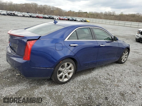 2014 Cadillac ATS Luxury RWD with VIN 1G6AB5SX5E0193732, listed as a Copart auction lot 50303705 with 73,565 mi miles and Salvage Title. Bid and sale history available at carsss.com. Image 3.