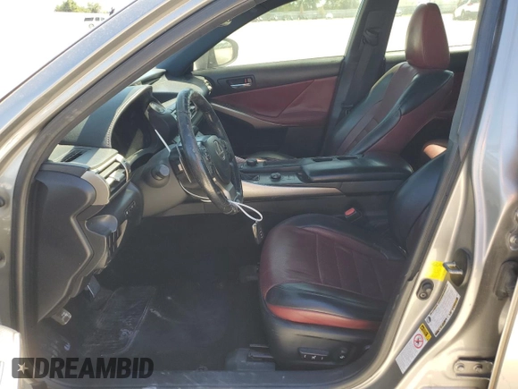 2015 Lexus IS 250 with VIN JTHBF1D23F5056016, listed as a Copart auction lot 49235985 with 192,290 mi miles and Salvage title. Bid and sale history available at DreamBid. Image 7.