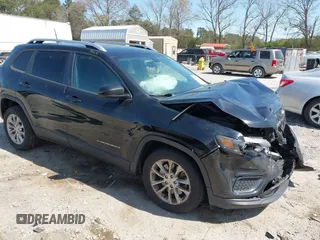 2020 Jeep Cherokee Latitude with VIN 1C4PJLCB2LD581248, listed as a IAAI auction lot 41894729 with 91,536 mi miles and . Bid and sale history available at DreamBid. Image 1.